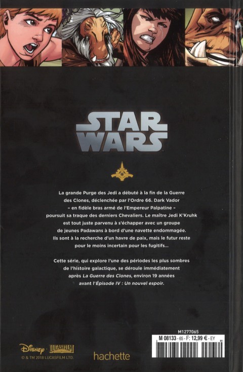 Verso de l'album Star Wars - Légendes - La Collection Tome 65 Dark Times - V. Feu Sacré