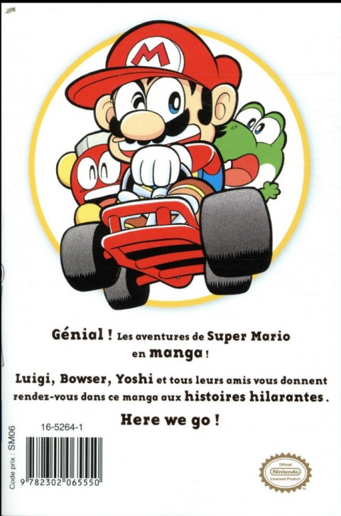 Verso de l'album Super Mario - Manga Adventures 16