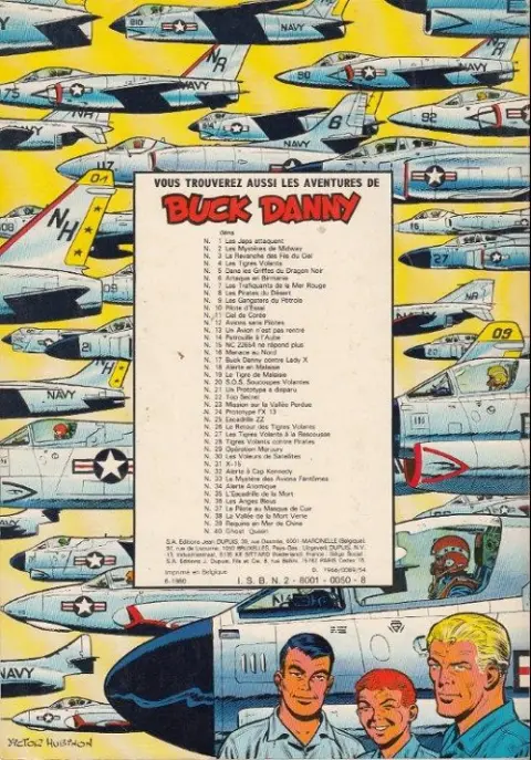 Verso de l'album Buck Danny Tome 13 Un avion n'est pas rentré