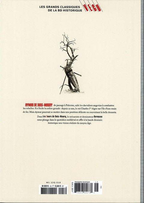 Verso de l'album Les grands Classiques de la BD Historique Vécu - La Collection Tome 19 Les Tours de Bois-Maury - Tome XI : Assunta