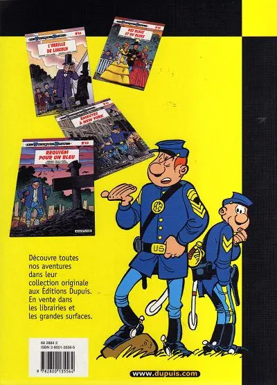 Verso de l'album Les Tuniques Bleues Tome 39 Puppet Blues