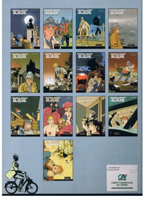 Verso de l'album Jérôme K. Jérôme Bloche Tome 12 Le gabion