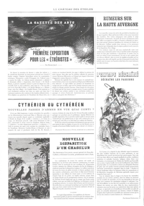 Verso de l'album Le Château des étoiles N° 13 Terres interdites, suivi de Les chimères de Vénus 1/5