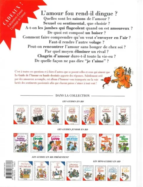 Verso de l'album Le Guide Tome 16 Le guide de l'amour