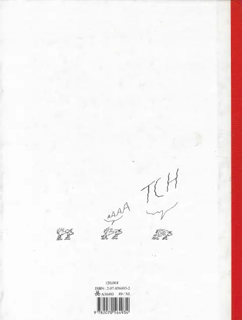 Verso de l'album Marcellin Caillou