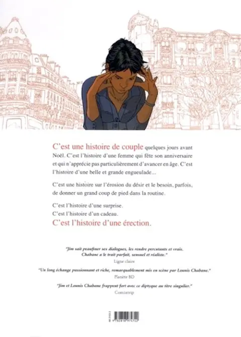 Verso de l'album L'Érection