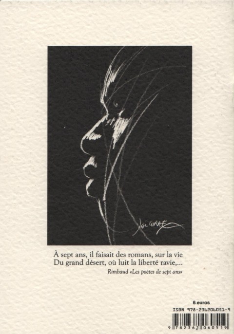 Verso de l'album Correa, José Plus tard - Rimbaud - Harar