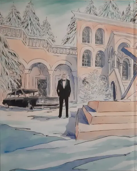 Verso de l'album Slava 1 Après la chute