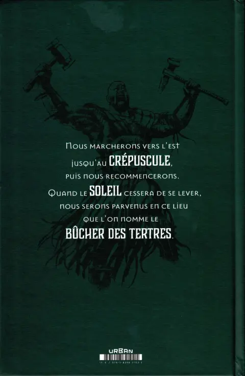 Verso de l'album Le dernier des Dieux 3