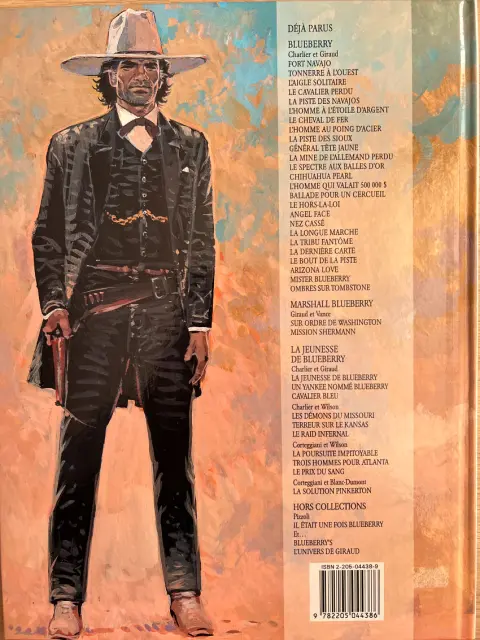 Verso de l'album Marshal Blueberry Tome 1 Sur ordre de Washington