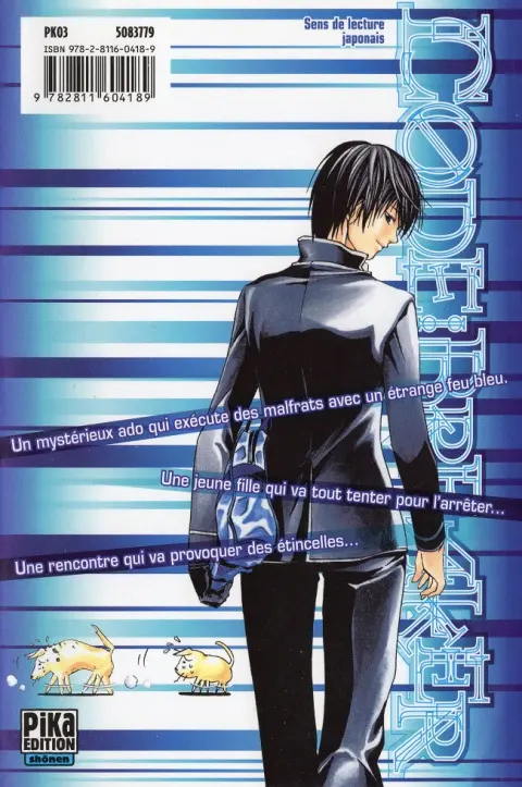 Verso de l'album Code : Breaker 01