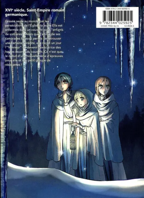 Verso de l'album Le Couvent des damnées Tome 5