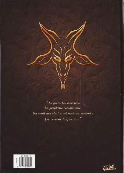 Verso de l'album L'Évangile selon Satan Tome 2 Et délivre-nous du mal
