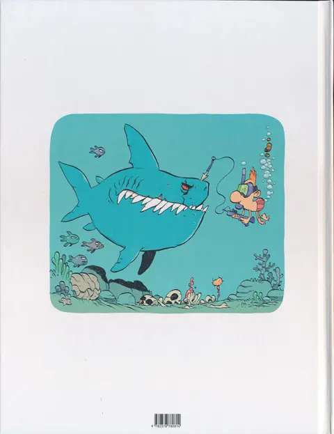 Verso de l'album Les Fables avec du poil