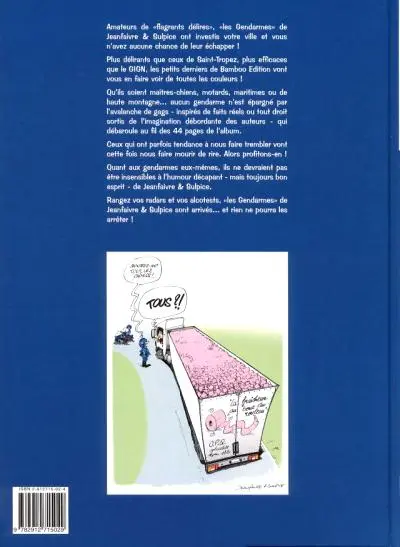 Verso de l'album Les Gendarmes Tome 1 Flagrant délire !