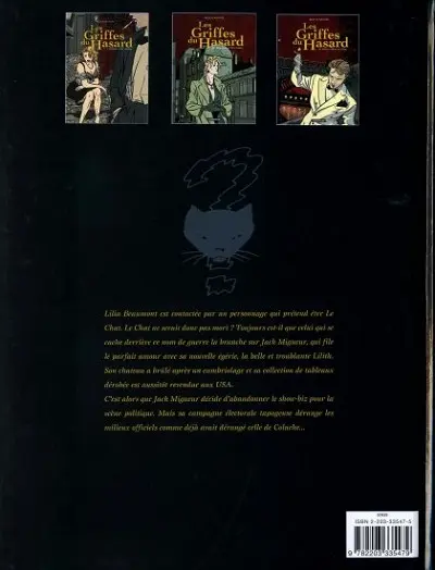 Verso de l'album Les Griffes du hasard Tome 3 Entre chien et loup