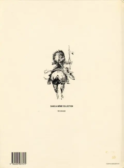 Verso de l'album L'Homme médecine
