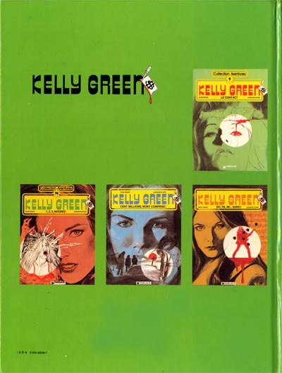 Verso de l'album Kelly Green Tome 4 Do, Ré, Mi... Sang !
