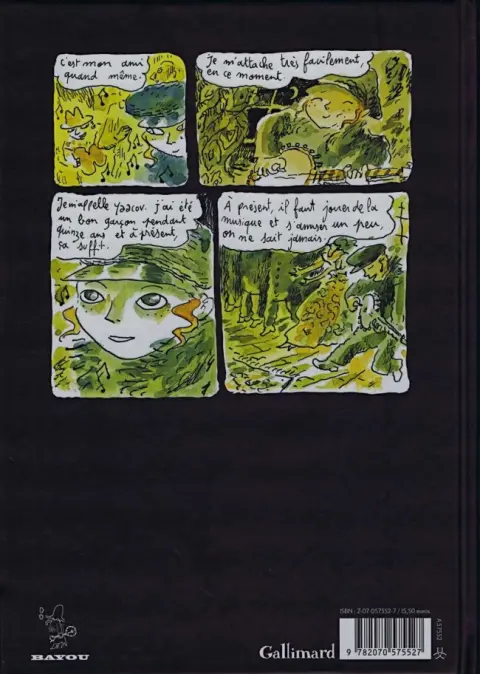 Verso de l'album Klezmer Tome 2 Bon anniversaire Scylla