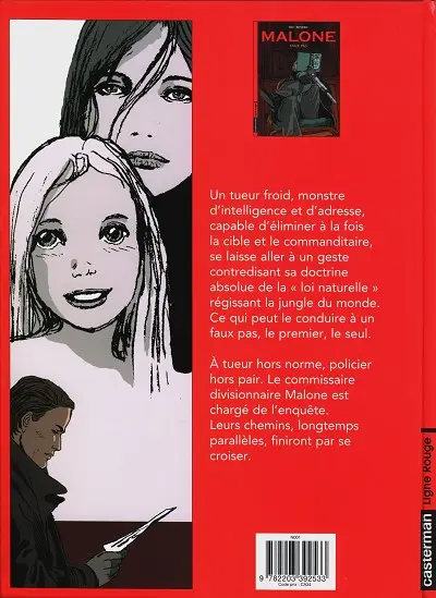 Verso de l'album Malone Tome 1 Faux pas