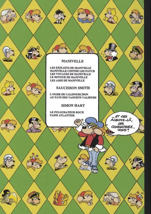Verso de l'album Manivelle Tome 5 Les amis de Manivelle