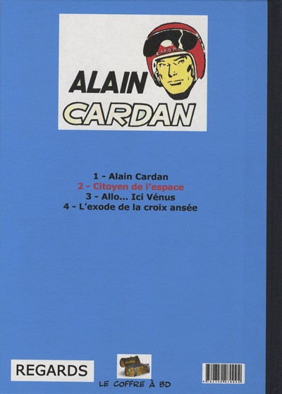 Verso de l'album Alain Cardan Tome 2 Citoyen de l'espace