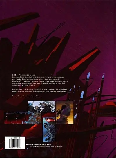 Verso de l'album Le Monde alpha Tome 1 Initiation