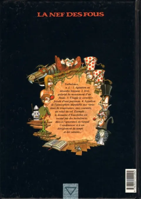 Verso de l'album La Nef des fous Tome 3 Turbulences