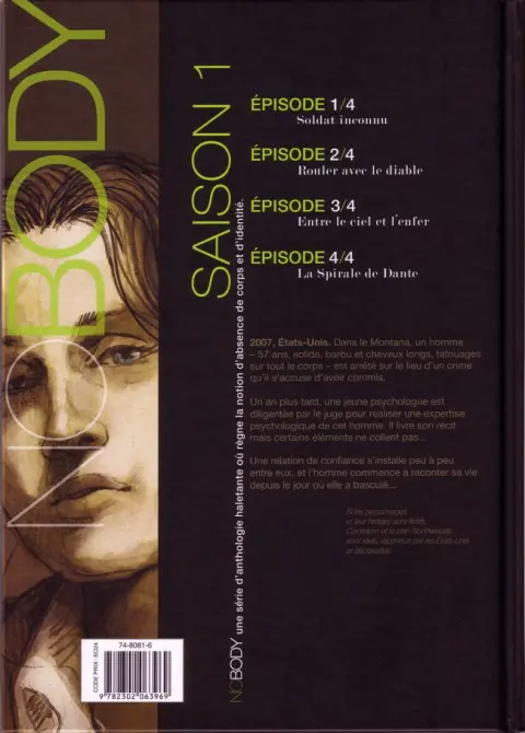 Verso de l'album No Body Épisode 3/4 Entre le ciel et l'enfer