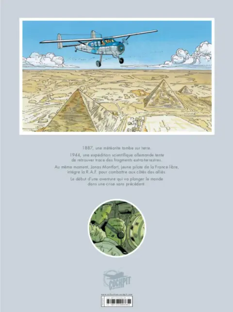 Verso de l'album Le Pouvoir des Atlantes Tome 1 Le Vol du coléoptère