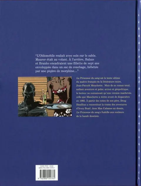 Verso de l'album La Princesse du sang Première partie