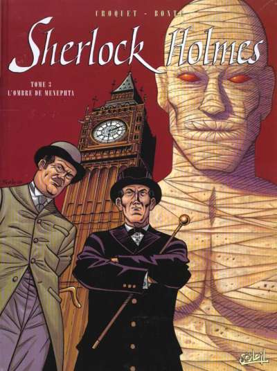 Couverture de l'album Sherlock Holmes Tome 3 L'ombre de Menephta
