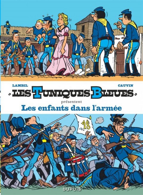 Couverture de l'album Les Tuniques Bleues présentent 6 Les enfants dans l'armée