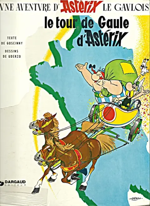 Couverture de l'album Astérix Tome 5 Le tour de Gaule d'Astérix