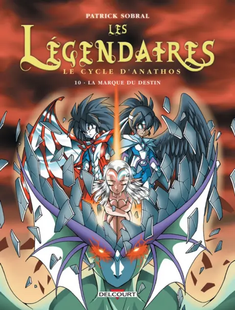 Couverture de l'album Les Légendaires Tome 10 Le Cycle d'Anathos : La marque du destin