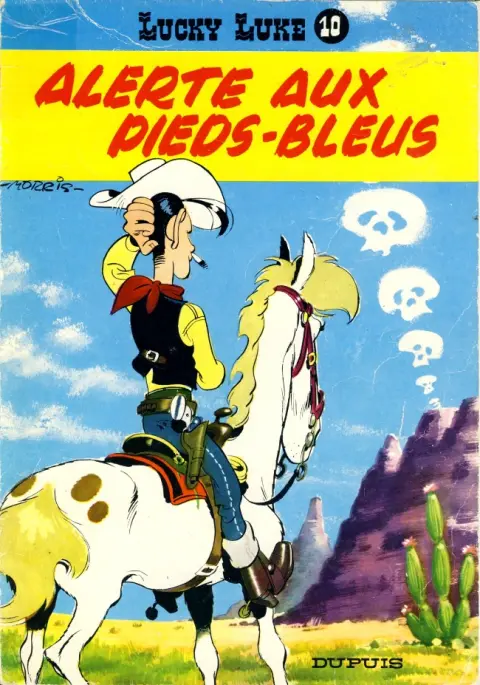 Couverture de l'album Lucky Luke Tome 10 Alerte aux Pieds-Bleus