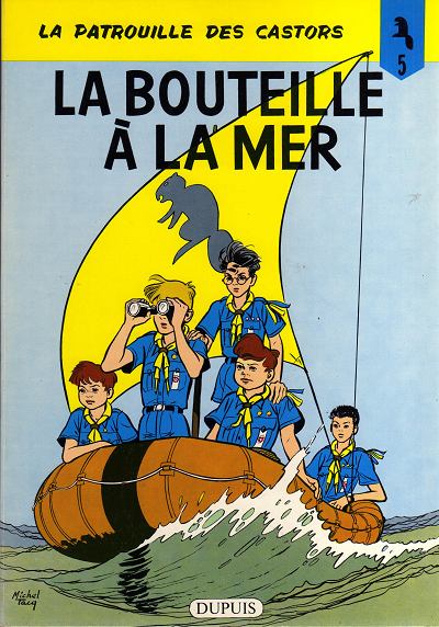 Couverture de l'album La Patrouille des Castors Tome 5 La bouteille à la mer