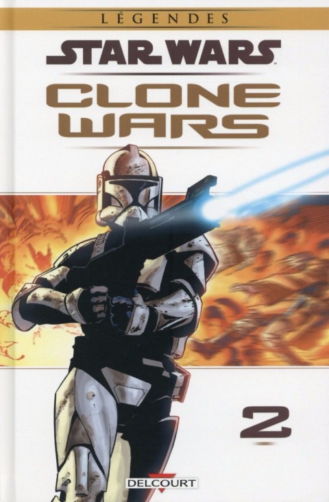 Couverture de l'album Star Wars - Clone Wars Tome 2 Victoires et sacrifices