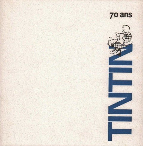 Couverture de l'album Tintin 70 ans