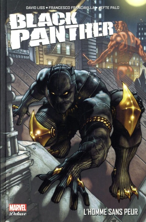 Couverture de l'album Black Panther Marvel Deluxe L'homme sans peur