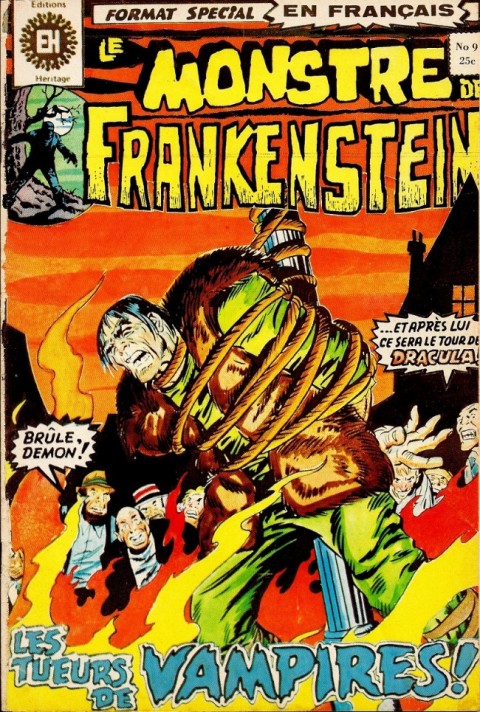 Le Monstre de Frankenstein Tome 9 Les tueurs de vampires !