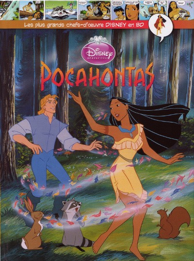 Couverture de l'album Les plus grands chefs-d'œuvre Disney en BD Tome 21 Pocahontas