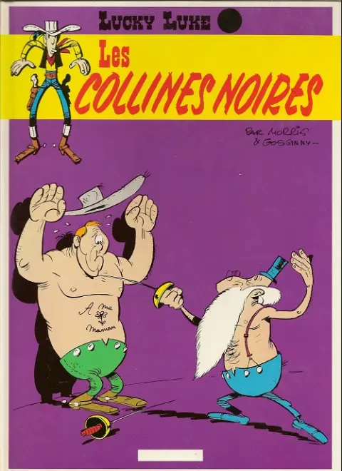 Couverture de l'album Lucky Luke Tome 21 Les collines noires