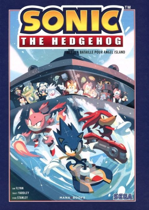 Couverture de l'album Sonic The Hedgehog Tome 3 La bataille pour Angel Island