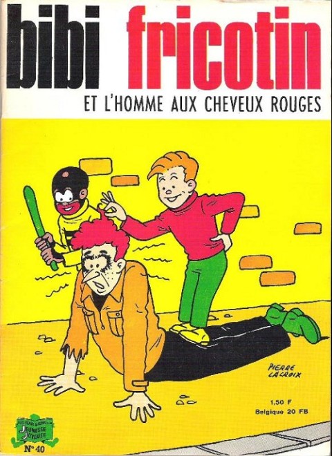 Couverture de l'album Bibi Fricotin 2e Série - Societé Parisienne d'Edition Tome 40 Bibi fricotin et l'homme aux cheveux rouges
