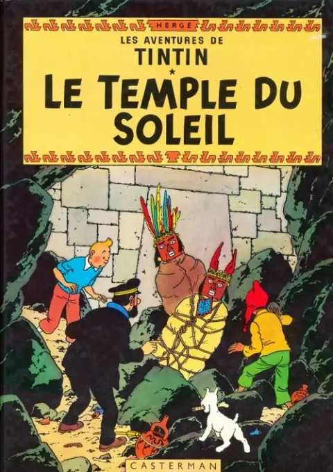 Couverture de l'album Tintin Tome 14 Le temple du soleil