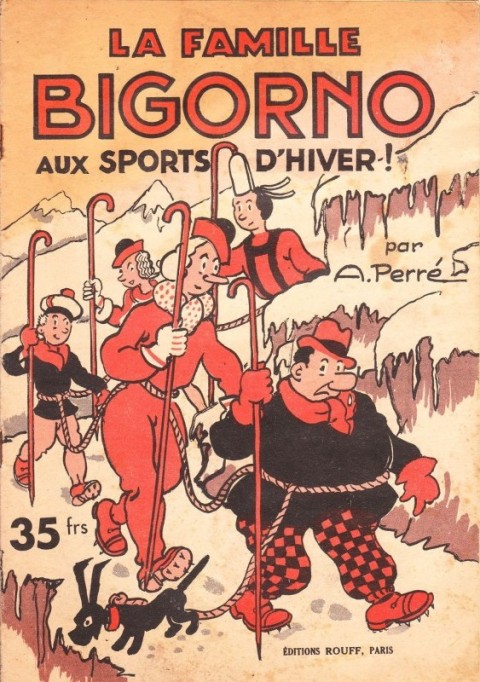 Couverture de l'album La famille Bigorno Tome 3 La famille Bigorno aux sports d'hiver !