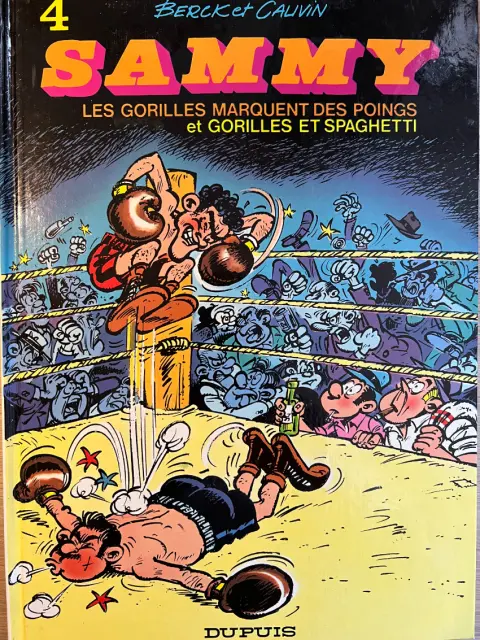 Couverture de l'album Sammy Tome 4 Les gorilles marquent des poings et gorilles et spaghetti