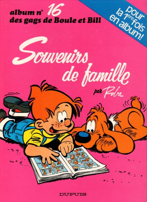 Couverture de l'album Boule et Bill Tome 16 Souvenirs de famille