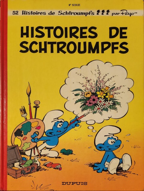 Couverture de l'album Les Schtroumpfs Tome 8 Histoires de schtroumpfs